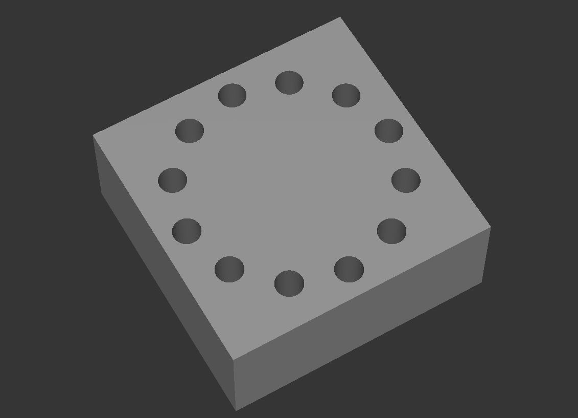 Motif de points en cercle