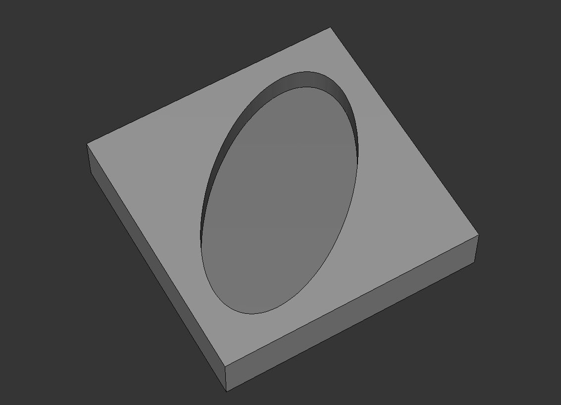 Evidement de l'ellipse