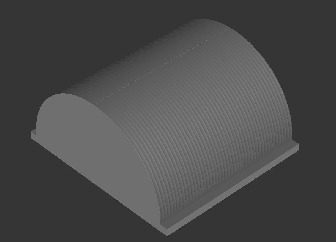 Extérieur de cylindre horizontal comme trajectoire circulaire sur X-Z avec fraise deux tailles